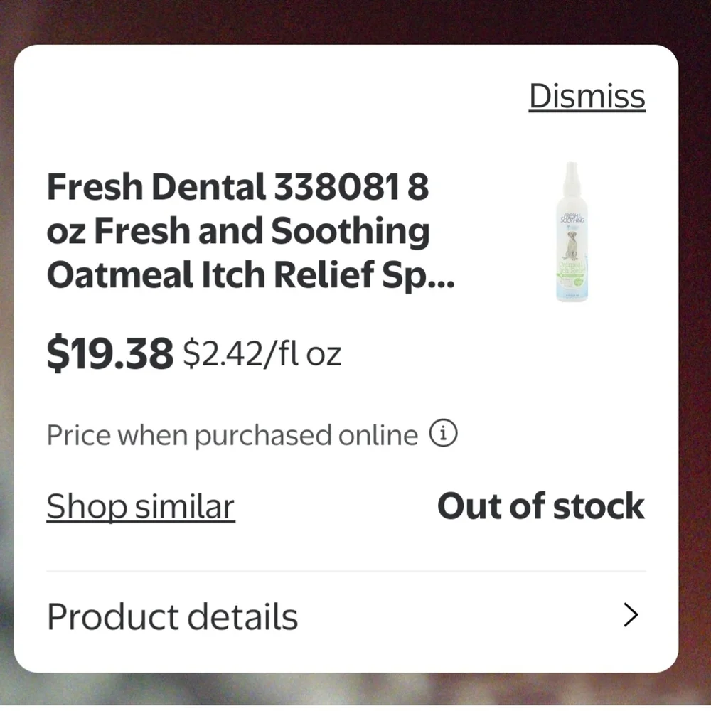 Oatmeal Itch Relief Spray - White - 2 Bottles